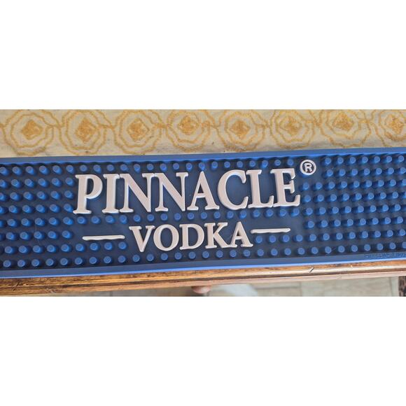 Pinnacle Vodka Rubber Bar Mat- 23" x 3.3"- Excellent! - Picture 2 of 5